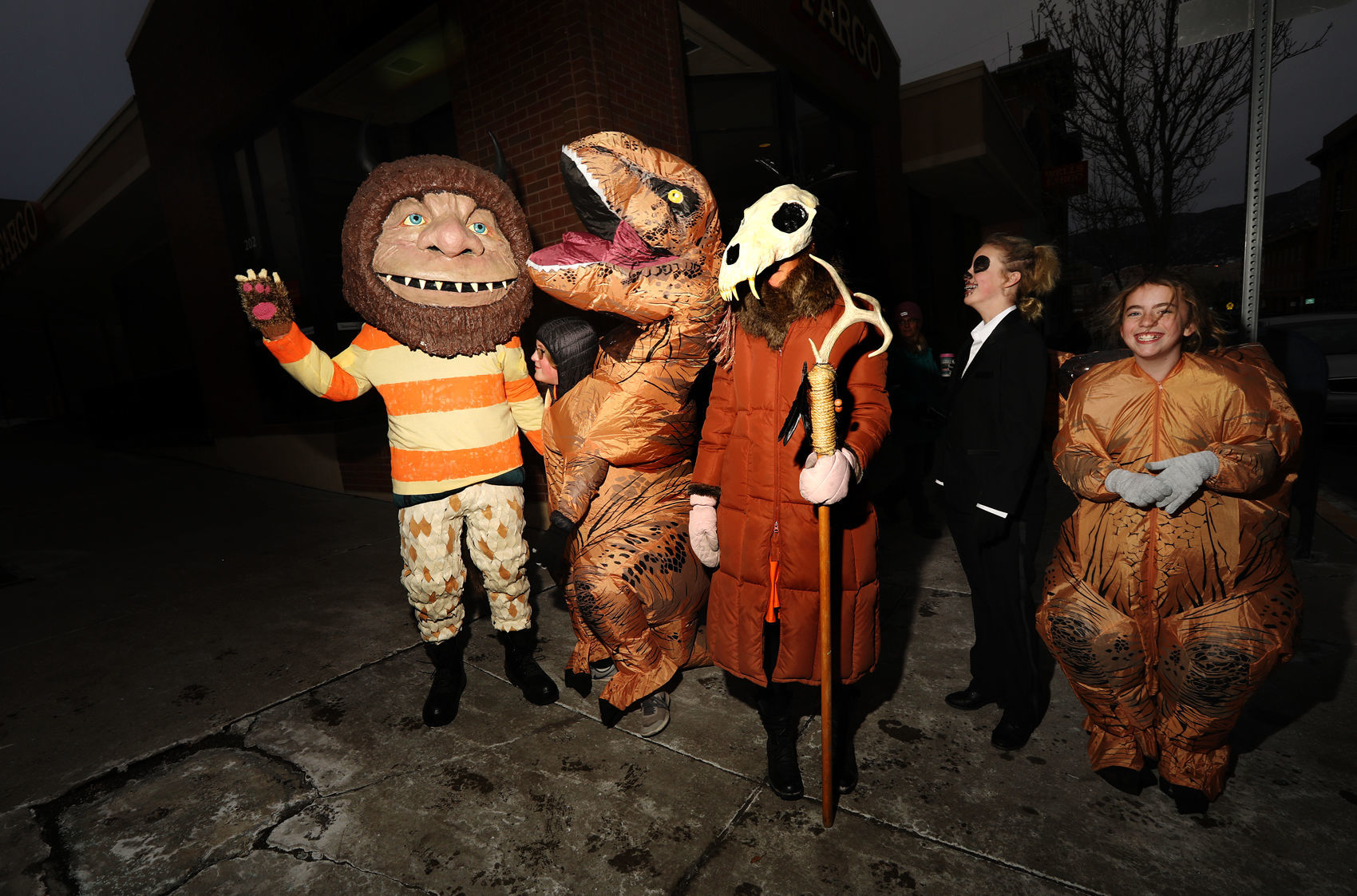 Getting wild in the streets of Butte for Halloween